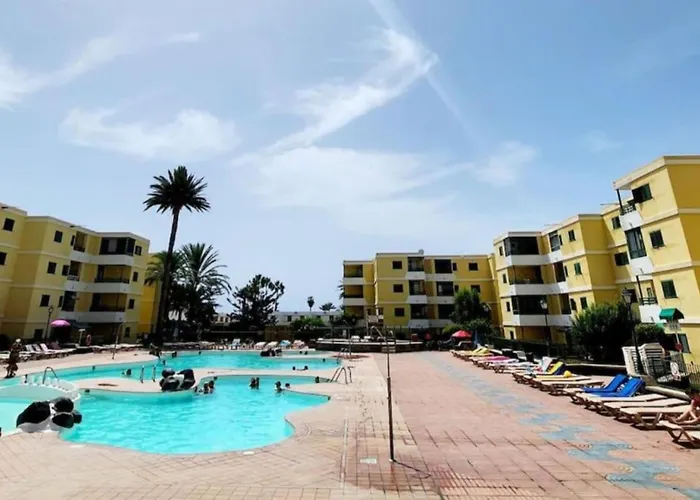 Life Only 5 Minutes Away And Heated Pool Apartmán Maspalomas (Gran Canaria)